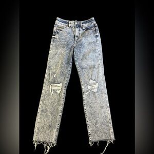 Express super high rise jeans